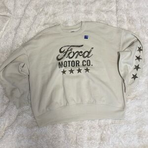 Ford Motor Co. Cream Sweatshirt for women’s